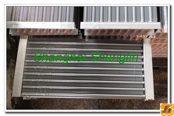 Aluminum Fin Type Air Cooled Copper Tube Heat Exchanger For Air Conditioning Unit