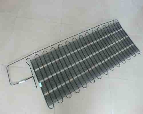 Good price wire on tube refrigerator condensers (570mm*20row*2tube) with steel wires