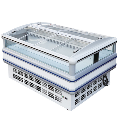 SuperMarket Sliding Door Commercial Display Freezer / Refrigerator With CE / ROHS