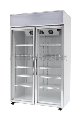 2 door Beverage Display Cooler For Bakery OEM Guanzghou Factory 