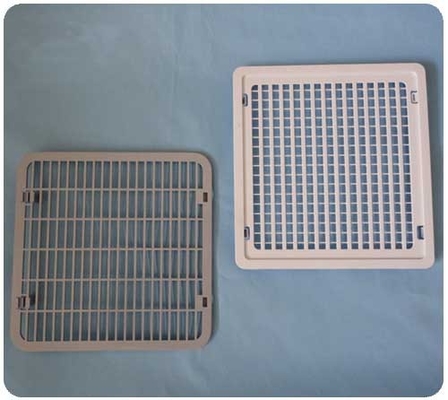 OEM ABS Freezer Replacement Parts Ventilation Fence White Gray 212*200*7mm