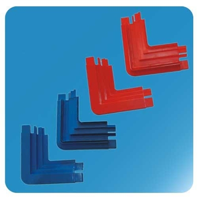 OEM ABS Freezer Replacement Parts Frame Corner Hardware Blue Red 200mm 70mm