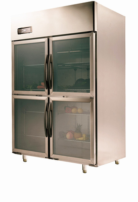 1000L Clear Door Commercial Grade Refrigerators , Commercial Ice Cream Freezer