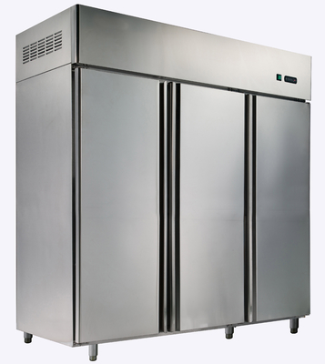 1500L Ventilated Cooling Three Door Refrigerator , Commercial Refrigeration Units