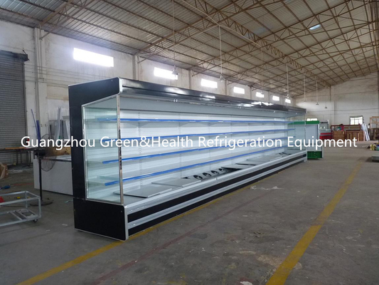 Remote Multideck Display Fridge , Large Open Deck Chillers For Supermarket