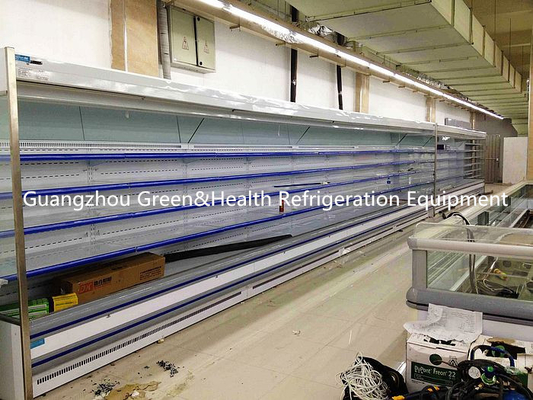 Commercial Beverange Multideck Open Chiller Energy Efficiency For Market