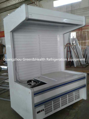 Vertical Display Freezer CE / ROSH , 2℃ - 10℃ Multideck Open Chiller With Digital Tem