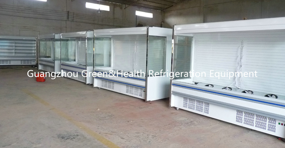 Vertical Display Freezer CE / ROSH , 2℃ - 10℃ Multideck Open Chiller With Digital Tem