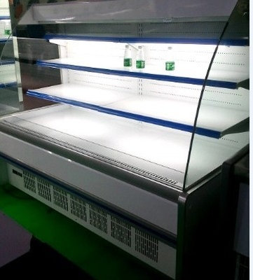 Corpeland / Pansonic Compressor Multideck Open Chiller Food Cart  to Customer Used in Supermarket