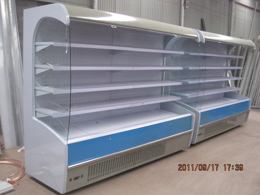 3m Dynamic Fan / Evaporator Open Multideck Open Chiller for Factory