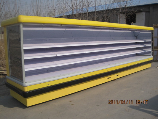 3m Dynamic Fan / Evaporator Open Multideck Open Chiller for Factory