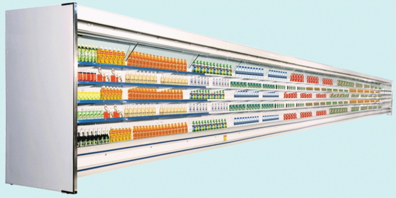 Multideck Open Chiller / Refrigerator Showcase for supermarket or commercial