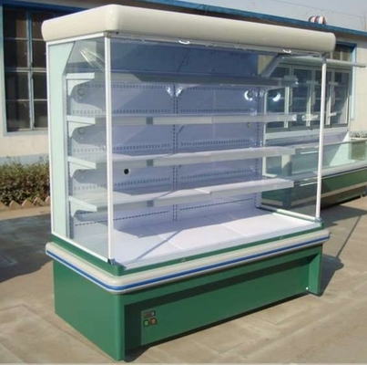 Energy Saving Multideck Open Chiller , Grocery Fruit and Vegetable Display Showcase