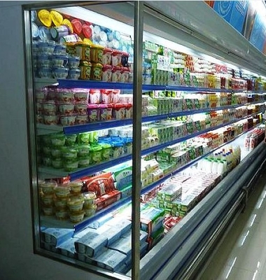 Dairy And Drinks Multideck Open Chiller Large capacity show and adjustable multideck