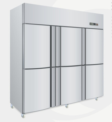 220V Stainless Commercial Refrigerator Freezer For Government / School