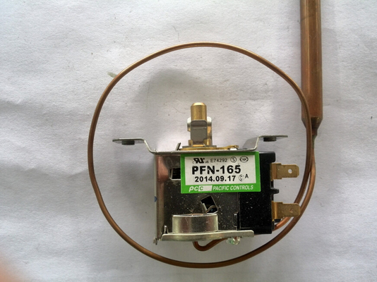Copper shaft refrigeration thermostat  for  show case , Temp. Range -27~10°C