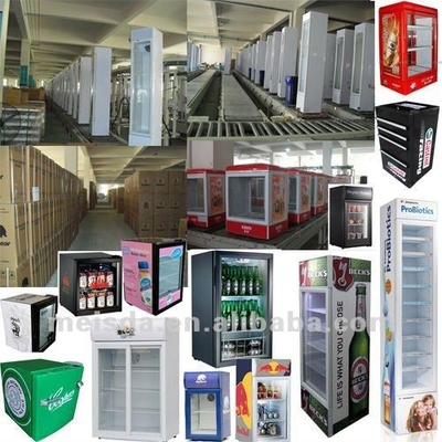 55L Mini Ice Cream Refrigerator, Ice Cream Display Freezer