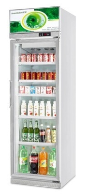 White Large Commercial Glass Door Freezer 5 Glass Door For Beverage Cooler