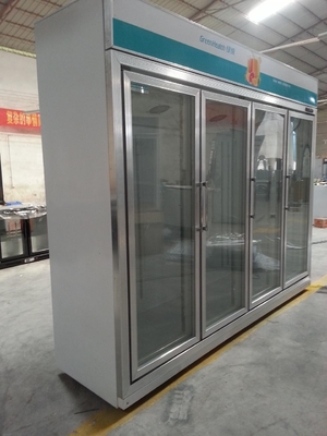 R404a Sliding Glass Door Freezer 1200L With Dynamic Cooling