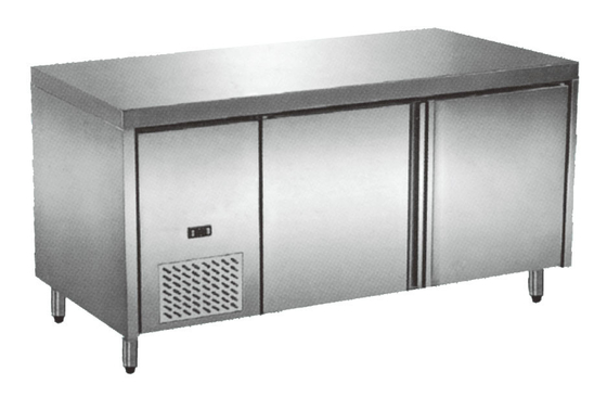 Restaurant Equipment Commercial Under Counter Freezer Stainless Steel Workbench