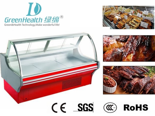 2 meter Deli Display Refrigerator Dynamic Eco Friendly / delicatessen displays