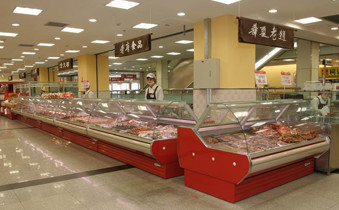 Deli Counter Display Panasonic Compressor , Deli Refrigeration Equipment For Food Grocery