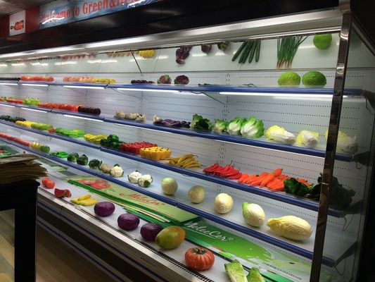 Supermarket Energy Saving Multideck Open Chiller / Open Face Cooler