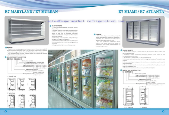 Remote Open Deck Multideck Chillers with Low Front - Maryland (Width 1120mm)