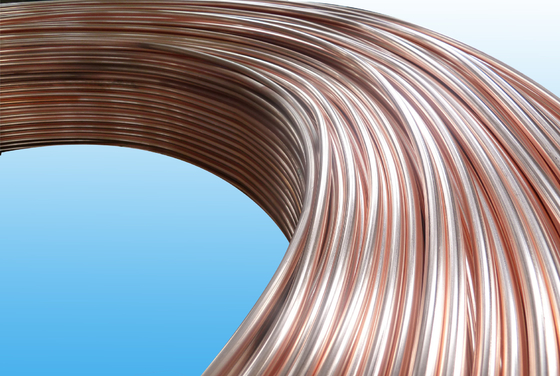 Copper Coated Evaporator Tube 4 * 0.6 mm , Soft And Easy To Bend