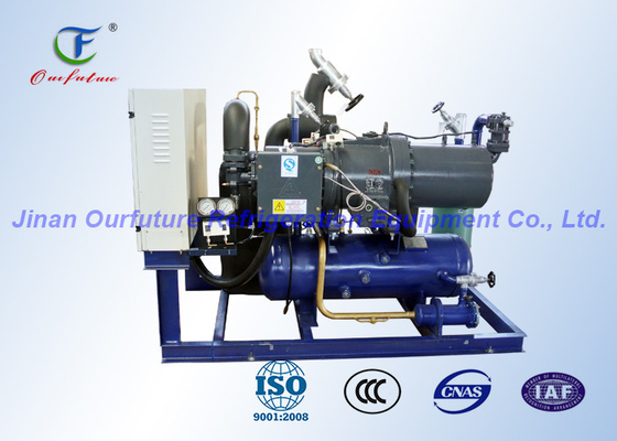 R404a Fusheng brand Screw Compressor Unit integral condensing unit for cold storage