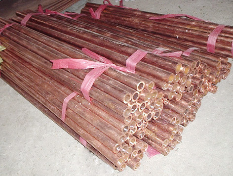 Excellent freezing  seamless red copper pipe / tube ASTM B68 standard / un-standard