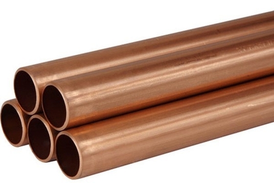 Excellent freezing  seamless red copper pipe / tube ASTM B68 standard / un-standard