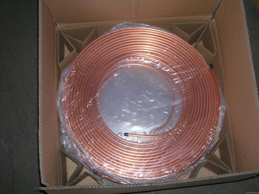 Excellent freezing  seamless red copper pipe / tube ASTM B68 standard / un-standard