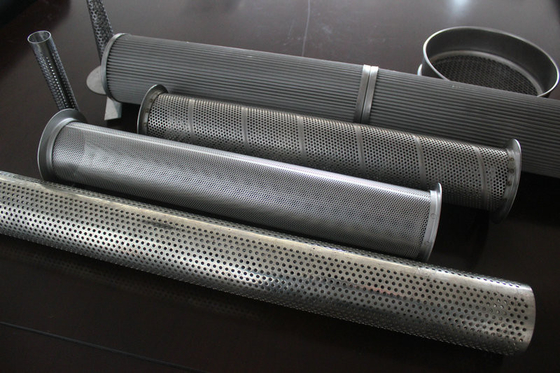 Standard stainless steel Copper Perforated Metal Tube Welded Punch For Decorating