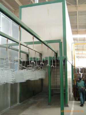 Manual Spraying Powder Coating Plant For Refrigerator Evaporator , Condenser