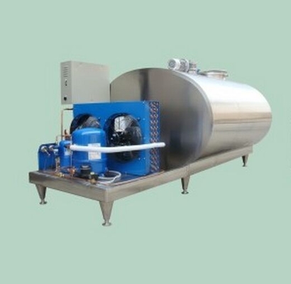 Refrigerated Horizontal 304 Stainless Steel Tanks for Fresh Milk Cooling and Storage Insulation Cooler