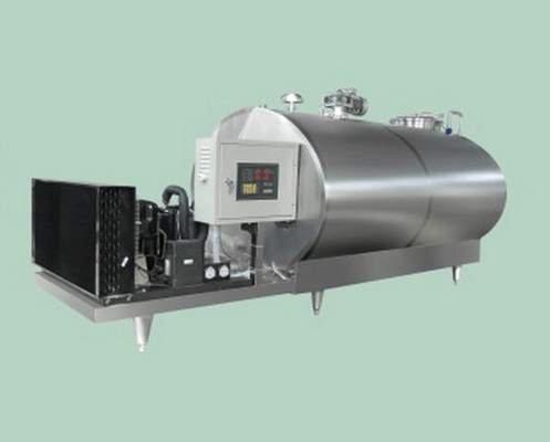 Refrigerated Horizontal 304 Stainless Steel Tanks for Fresh Milk Cooling and Storage Insulation Cooler
