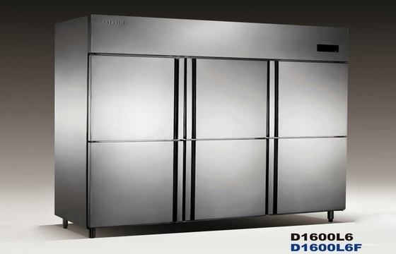 D1300L4 Stainless Upright Deep Freezer 1600L , Commercial Refrigerator Freezer