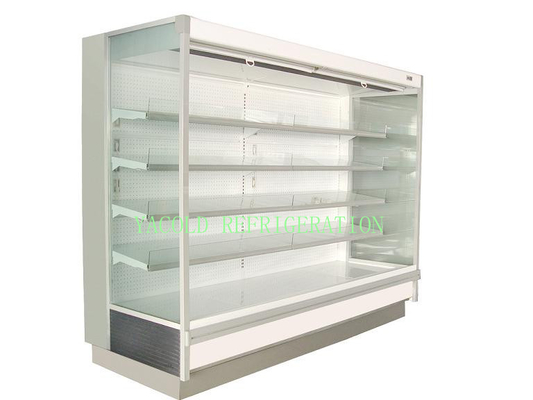 stainless steel supermarket display chiller