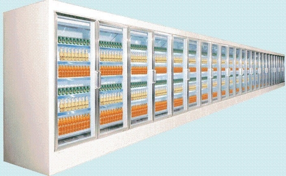 Adjustable Shelves Tight Glass Door Freezer For the Counter Of Showing Items