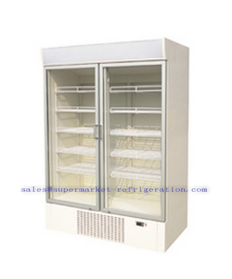 Supermarket refrigerated glass door beverage showcase - Fresh Meadows