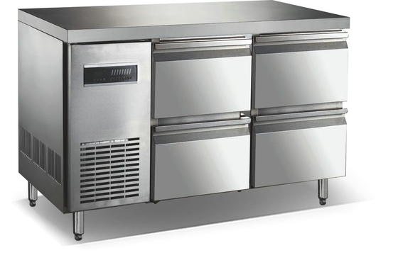 Energy-Saving Stainless Under-Counter Drawer Deep Freezer 400L For Frozen Food