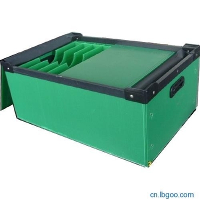 4mm 5mm 6mm Green Correx Box Collapsible Storage Boxes With Lids