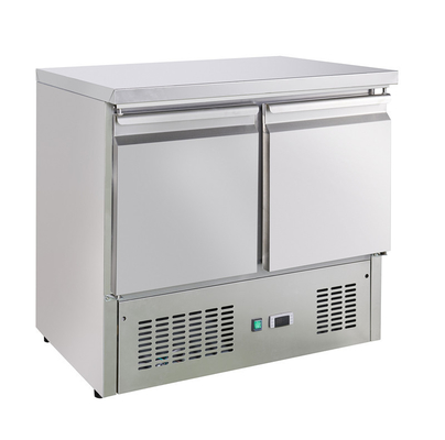 Double Door 200L Static Cooling Under Counter Freezer With Fan , 900 x700x890