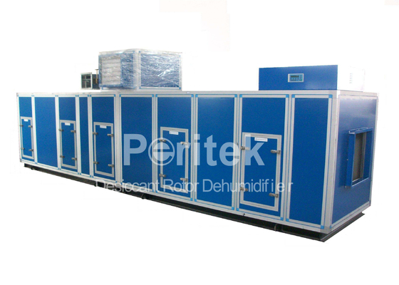 Honeycomb Chemical Air Dehumidifier , Low Temperature Desiccant Dehumidifier