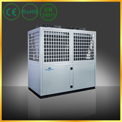 R407C Refrigerator EVI Heat Pump , Green 81.2KW EVI Air To Water Heater