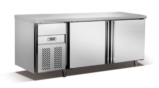 Commercial worktable refrigerator with 2 doors/freezer OEM factory