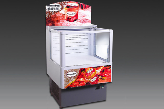 mini Drink Show Case Cooler front open Cooler Displayer freezer