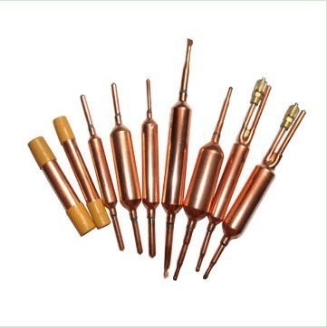 Bue, green 5GR, 7GR, 10GR refrigerant Copper Filter Drier With Nuts for air conditioner