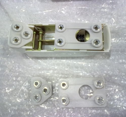 Spring Freezer Door Hinges Fixed Liner For Cooler With ABS White Or Grey Cover 60 - 100L